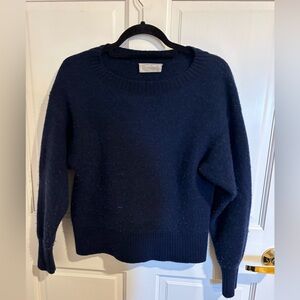 Everlane Cashmere Midnight Blue Crew Neck Sweater